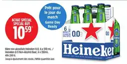 Canadian Tire Heineken 0.0 Non-Alcohol Beer, 6 x 330mL offer