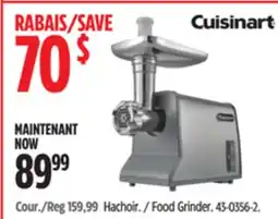 Canadian Tire Cuisinart Food Grinder offer