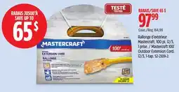 Canadian Tire Mastercraft 100´ Outdoor Extension Cord offer