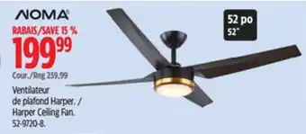 Canadian Tire NOMA Harper Ceiling Fan offer