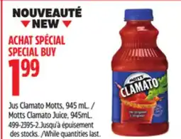 Canadian Tire Motts Clamato Juice, 945mL offer