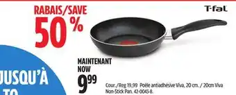 Canadian Tire T-Fal 20cm Viva Non-Stick Pan offer