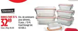 Canadian Tire Glasslock 12-Pc Food Storage Set offer