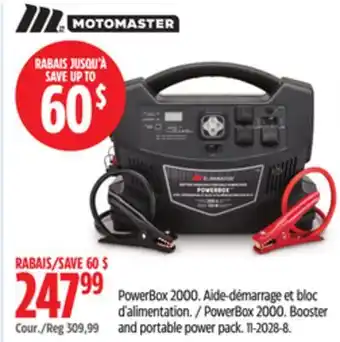 Canadian Tire MotoMaster PowerBox 2000 offer