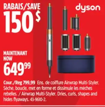 Canadian Tire DYSON Airwrap Multi-Styler offer