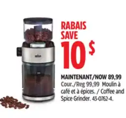 Canadian Tire Braun Coffee and Spice Grinder offer