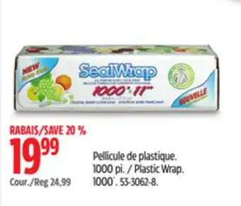 Canadian Tire SealWrap Plastic Wrap 1000´ offer