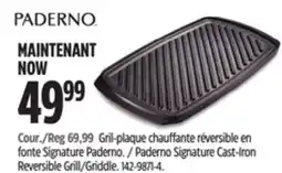 Canadian Tire Paderno Signature Cast-Iron Reversible Grill/Griddle offer