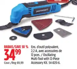 Canadian Tire Oscillating Multi-Tool with 12-Piece Accessory Kit offer