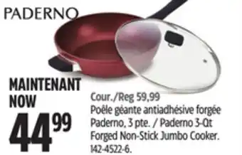 Canadian Tire Paderno 3-Qt Forged Non-Stick Jumbo Cooker offer