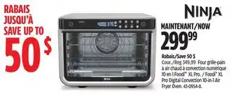 Canadian Tire Ninja Foodi XL Pro Digital Convection 10-in-1 Air Fryer Oven offer