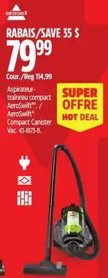 Canadian Tire Bissell AeroSwift Compact Canister Vac offer