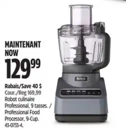 Canadian Tire Ninja Professional Food Processor, 9-Cup offer