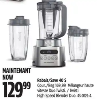 Canadian Tire Ninja Twisti High-Speed Blender Duo offer