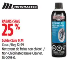 Canadian Tire MotoMaster Non-Chlorinated Brake Cleaner offer