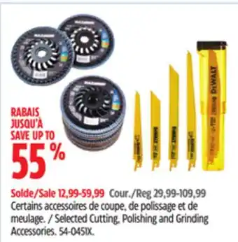 Canadian Tire Selected Cutting, Polishing and Grinding Accessories offer