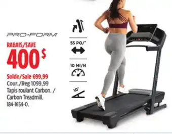 Canadian Tire ProForm Carbon Treadmill offer