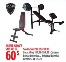 Canadian Tire Cap Barbell Selected Exercise Benches offer