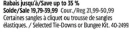 Canadian Tire Selected Tie-Downs or Bungee Kit offer