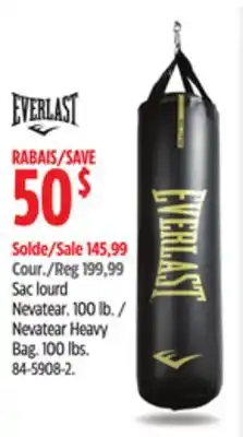 Canadian Tire Everlast Nevatear Heavy Bag offer