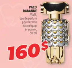 Familiprix PACO RABANNE Natural spray for women, 50 ml offer