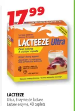 Familiprix LACTEEZE, Ultra, Enzyme de lactase/Lactase enzyme, 40 caplets offer