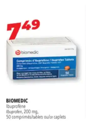 Familiprix BIOMEDIC 200 mg, 50 tablets or caplets offer