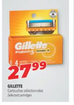 Familiprix GILLETTE Selected cartridges offer