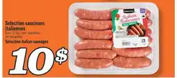 Marché Richelieu SELECTION SAUCISSES ITALIENNES | SELECTION ITALIAN SAUSAGES offer