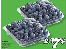 Marché Richelieu BLEUETS | BLUEBERRIES offer