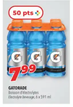 Familiprix GATORADE Electrolyte beverage, 6 x 591 ml offer