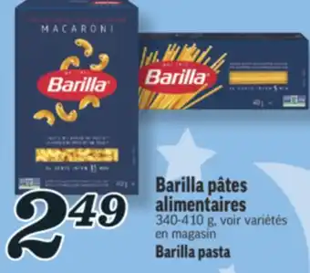 Marché Richelieu BARILLA PÂTES ALIMENTAIRES | BARILLA PASTA offer