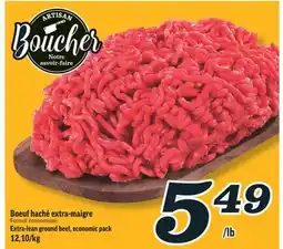 Marché Richelieu BOEUF HACHÉ EXTRA-MAIGRE | EXTRA-LEAN GROUND BEEF, ECONOMIC PACK offer