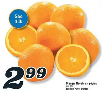 Marché Richelieu ORANGES NAVEL SANS PÉPINS | SEEDLESS NAVEL ORANGES offer