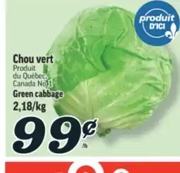 Marché Richelieu CHOU VERT | GREEN CABBAGE offer