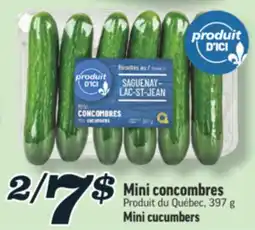 Marché Richelieu MINI CONCOMBRES | MINI CUCUMBERS offer