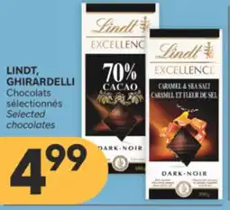 Brunet LINDT, GHIRARDELLI Chocolats sélectionnés offer