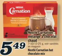 Marché Richelieu NESTLÉ CARNATION MÉLANGE À CHOCOLAT CHAUD | NESTLÉ CARNATION HOT CHOCOLATE MIX offer