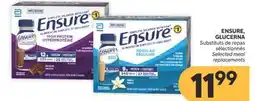 Brunet ENSURE, GLUCERNA Substituts de repas sélectionnés offer