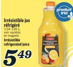 Marché Richelieu IRRÉSISTIBLE JUS RÉFRIGÉRÉ | IRRÉSISTIBLE REFRIGERATED JUICE offer