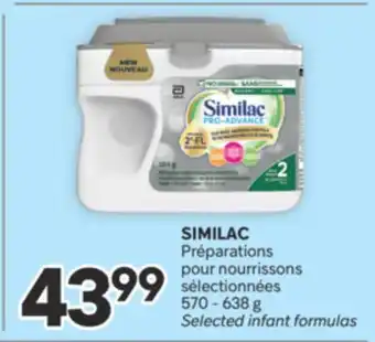 Brunet SIMILAC Préparations pour nourrissons sélectionnées offer