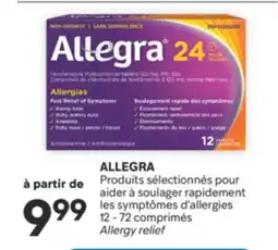 Brunet ALLEGRA Produits sélectionnés pour aider à soulager rapidement les symptômes d'allergies offer