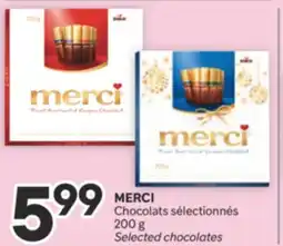 Brunet MERCI Chocolats sélectionnés offer