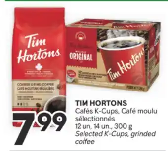 Brunet TIM HORTONS Cafés K-Cups, Café moulu sélectionnés offer