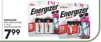 Brunet ENERGIZER Piles sélectionnées offer