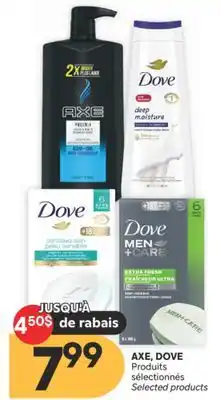 Brunet AXE, DOVE Produits sélectionnés offer