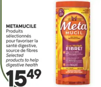 Brunet METAMUCILE Produits sélectionnés pour favoriser la santé digestive, source de fibres offer