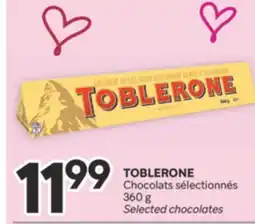 Brunet TOBLERONE Chocolats sélectionnés offer