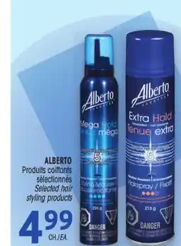 Uniprix ALBERTO Produits coiffants sélectionnés/ Selected hair styling products offer