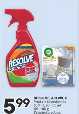 Brunet RESOLVE, AIR WICK Produits sélectionnés offer